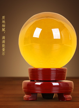 薇珍五色水晶球摆件工艺品玻璃精品家居饰品玻璃球工艺品