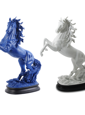 现代简约马头装饰家居客厅酒柜电视柜摆件马到成功办公室开业礼品