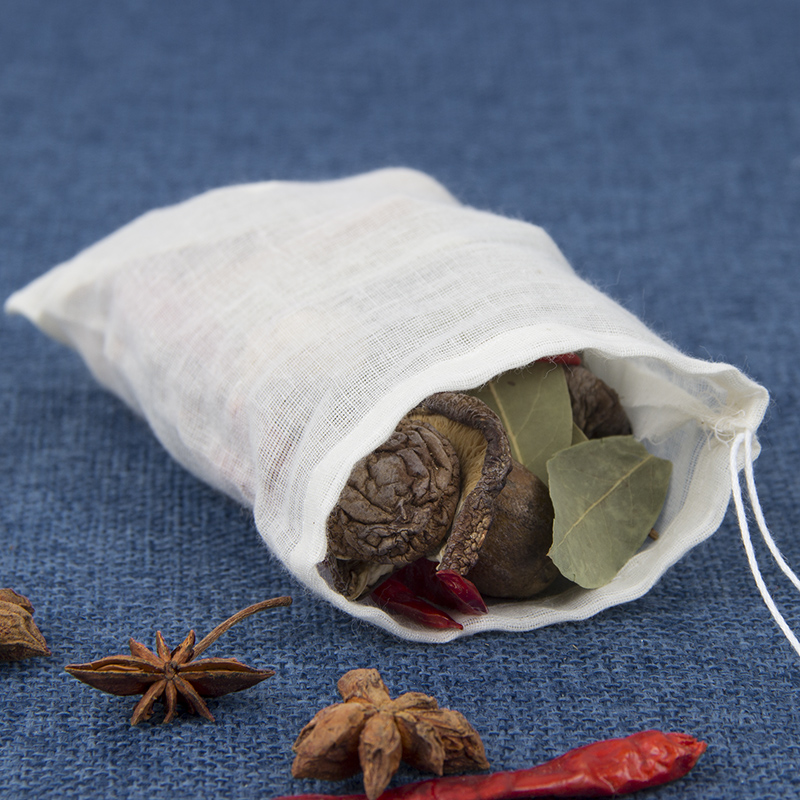 10个20*25cm卤料包隔渣袋子纯棉纱布煲汤袋泡酒过滤袋煎中药布袋 - 图1