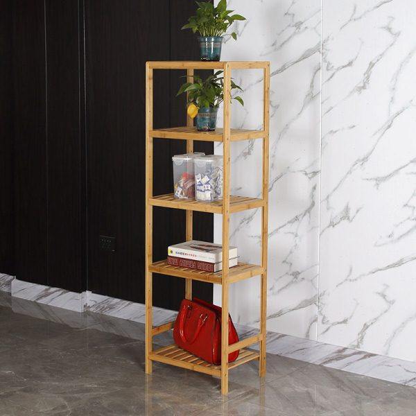 竹架子实木置物架落地花架客厅阳台收纳架简易储物柜厨房缝隙层架,淘宝优惠券,粉丝福利购,淘宝优惠卷