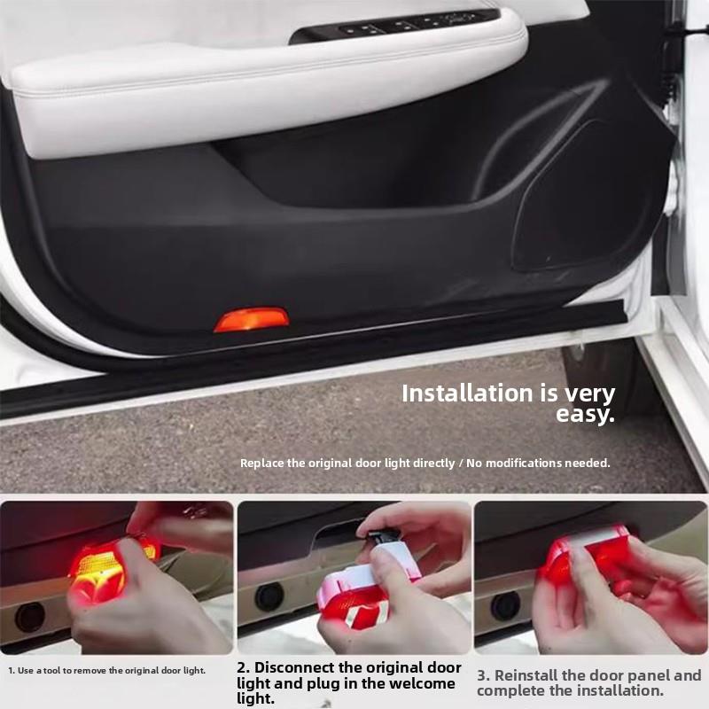 红旗迎宾灯23-25 H5/H6盛世H7/H9/Hs7/E-Hs3门投影大气落地灯 - 图1