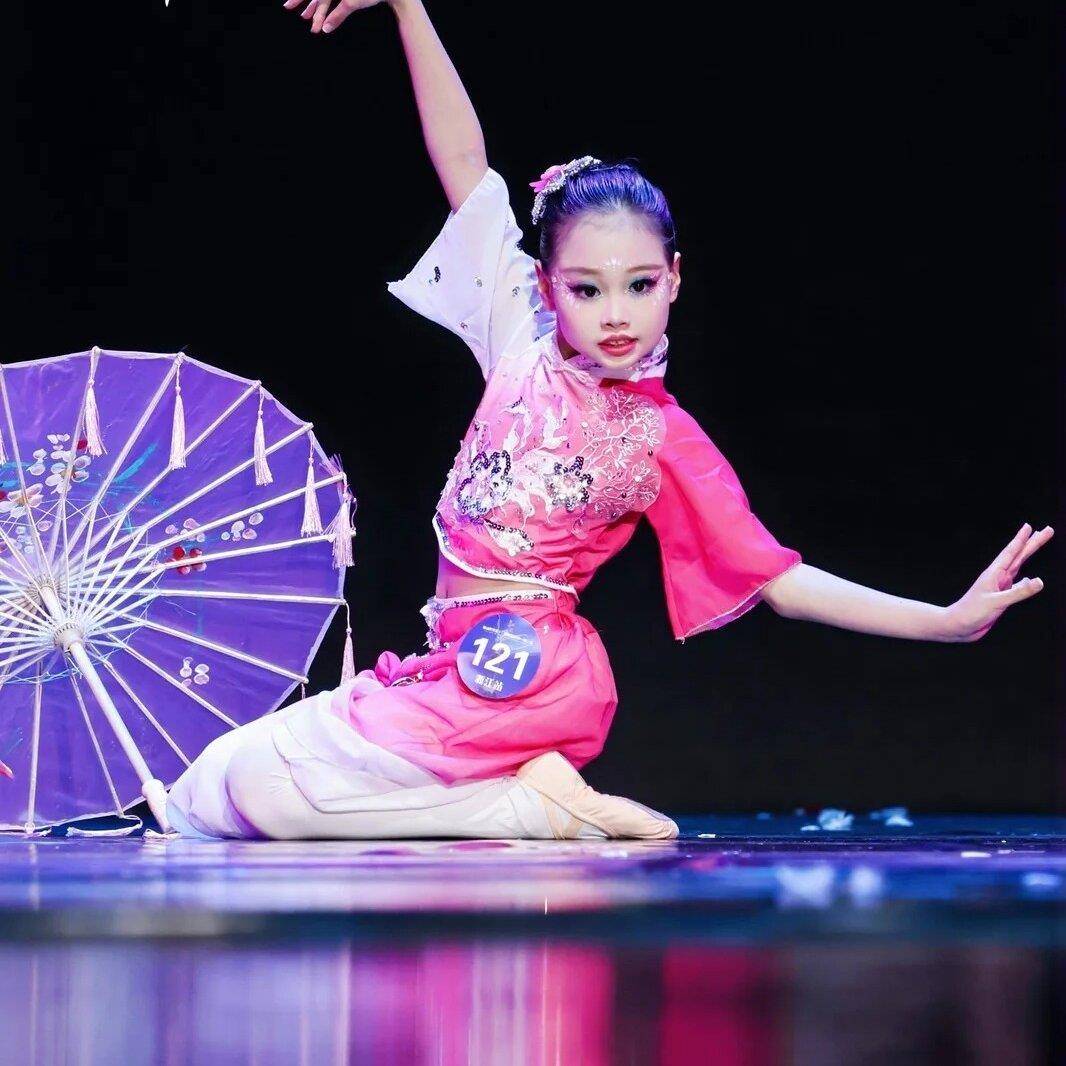 踏浪舞蹈道具伞傣族舞儿童古典舞蹈专用伞古风透明娟纱伞表演出伞 - 图2