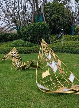 不锈钢镂空仙人掌雕塑仿真植物园林景点装饰公园造景美陈造景摆件