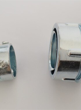 包塑金属软管与钢管电线管接头 三柱卡套内丝内牙内螺纹卡簧自固
