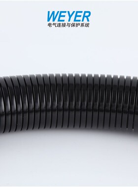 WY-PA6-D 重型尼龙软管黑色橙色波纹管电线穿线塑料管无卤添电气