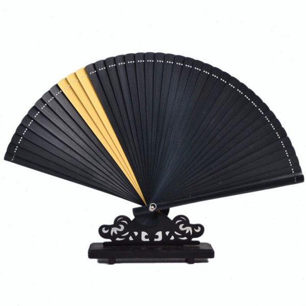 日式中国风全竹扇子折扇镂空古风女士折叠扇手工小5寸舞蹈扇黑,淘宝优惠券,粉丝福利购,淘宝优惠卷