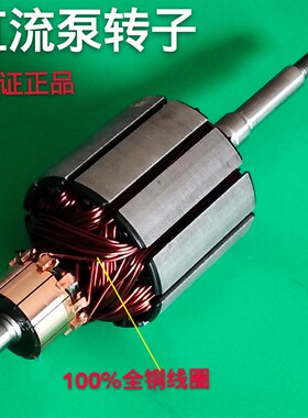 潜水泵转子直流泵配件12V24V48V60V伏两用通用一二寸铜线电机线圈