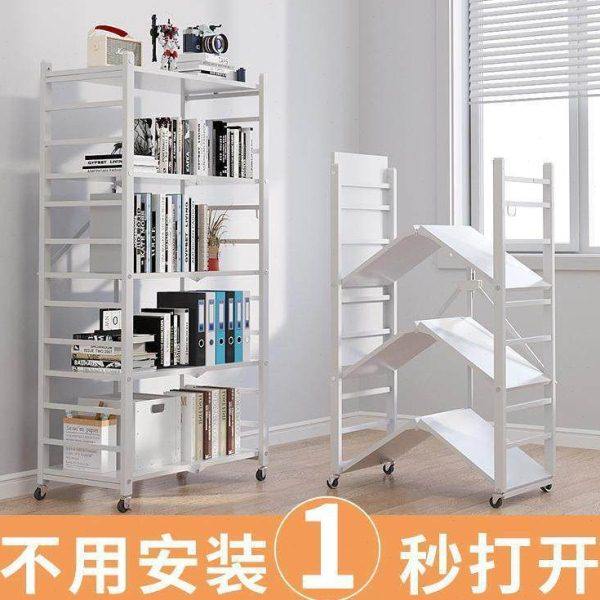 免安装厨房置物架落地多层微波炉烤箱阳台家用可折叠置物架收纳架,淘宝优惠券,粉丝福利购,淘宝优惠卷