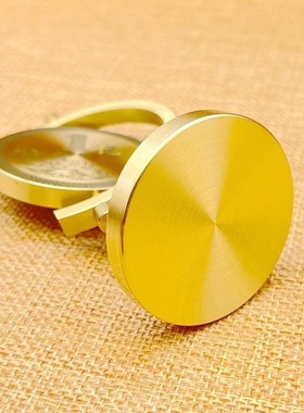 黄铜一个亿小目标时来运转解压旋转小摆件办公室桌面摆件地球仪