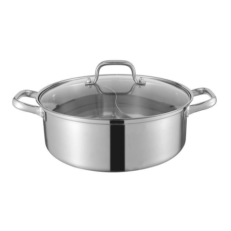 加厚鸳鸯锅复底火锅盆电磁炉人人 家用火锅锅,淘宝优惠券,粉丝福利购,淘宝优惠卷