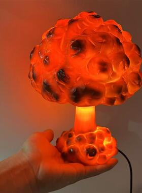 跨境新款Mushroom Cloud Table Lamp原子弹爆炸蘑菇云台灯摆件