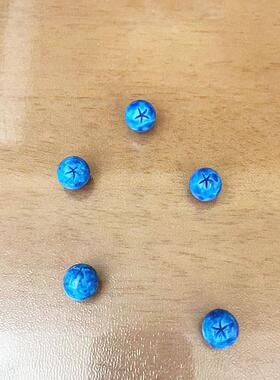 跨境热销Blueberry Fridge Magnets3D立体磁吸树脂蓝莓冰箱贴摆件