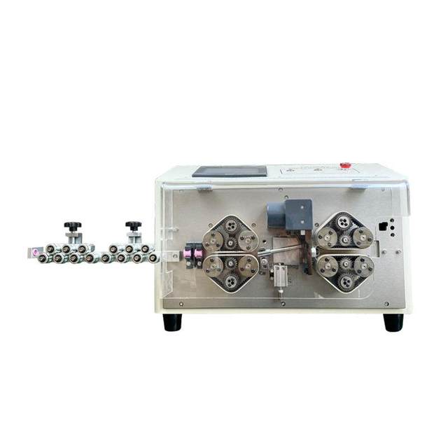 Manufacturer customized fully automatic multi-core sheathed wire stripper inside and outside double-layer hard cable stripper + robot