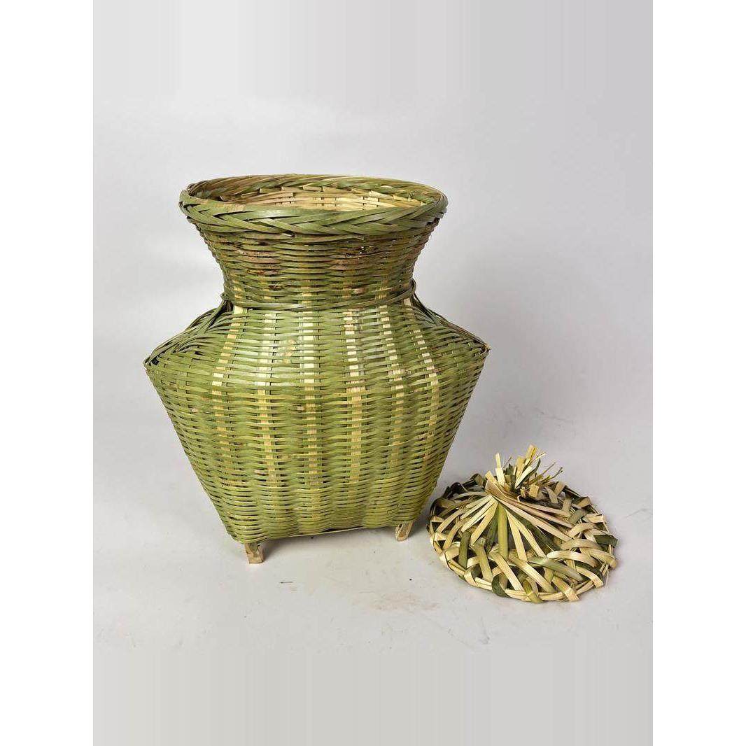 手工竹编有盖垂钓备用鱼篓采摘篓黄鳝篓仿旧虾笼舞台道具竹篓热卖,淘宝优惠券,粉丝福利购,淘宝优惠卷