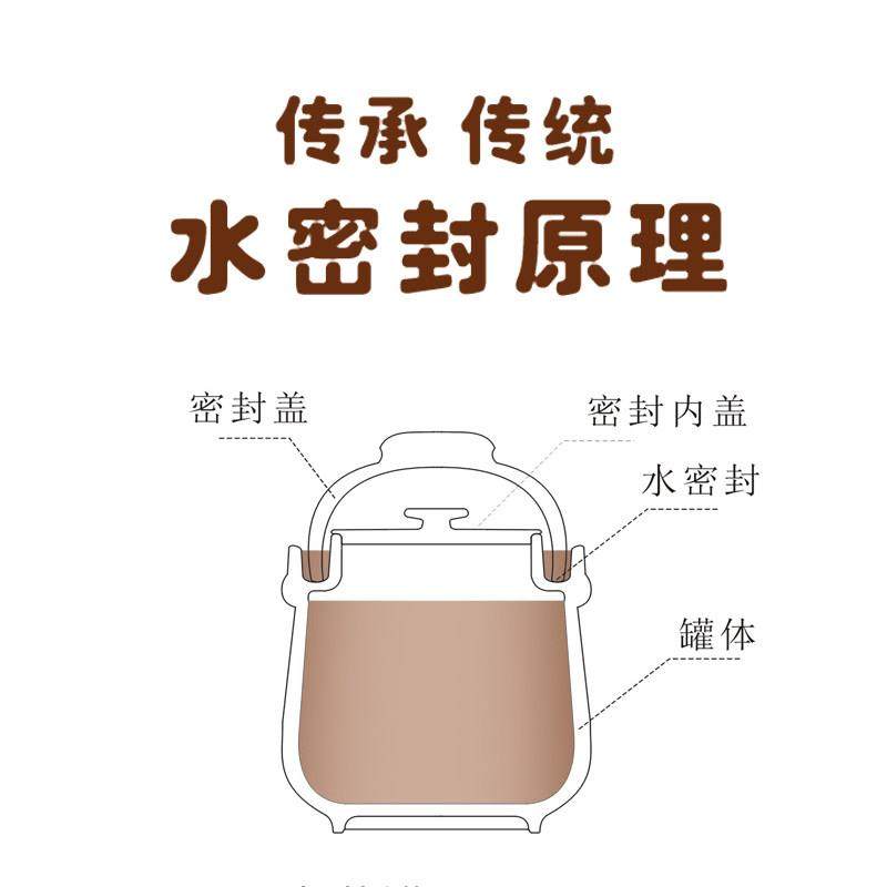 四川泡菜坛子土陶家用腌酸菜罐子密封内盖泡菜腌菜罐泡菜罐,淘宝优惠券,粉丝福利购,淘宝优惠卷