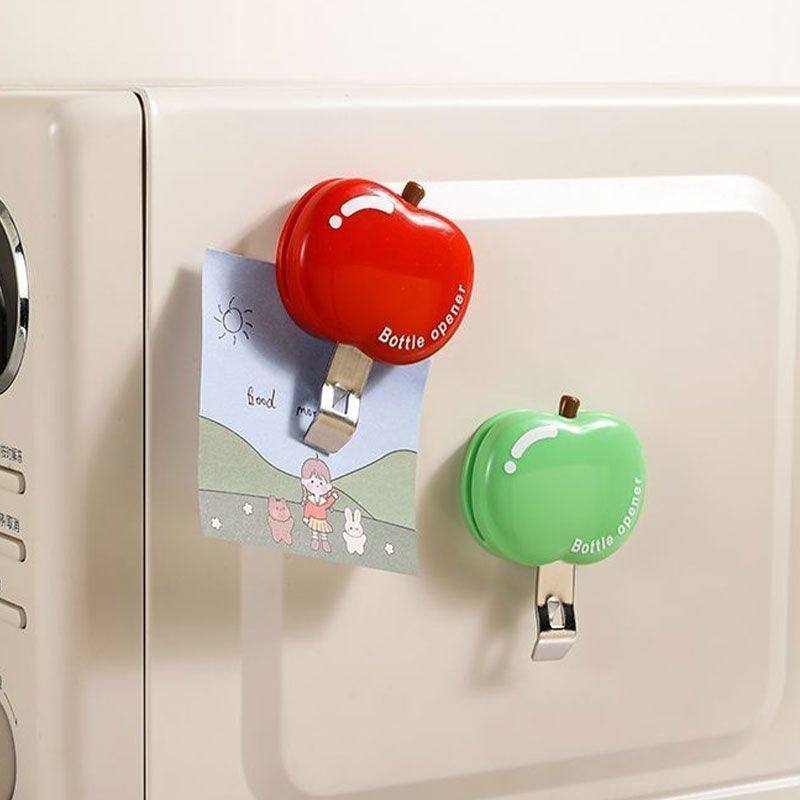 【下单立减50】苹果磁吸开瓶创意可爱开盖多功能冰箱贴封口夹_ZY,淘宝优惠券,粉丝福利购,淘宝优惠卷