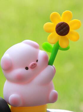 电动车装饰风扇自行车小配饰可爱儿童婴儿车挂电瓶车摆件风车车载