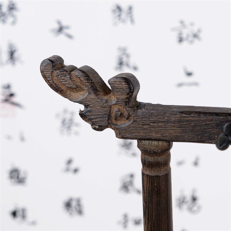 文房四宝毛笔笔挂14针鸡翅木大笔挂笔架红木实木龙头笔挂书法用品,淘宝优惠券,粉丝福利购,淘宝优惠卷