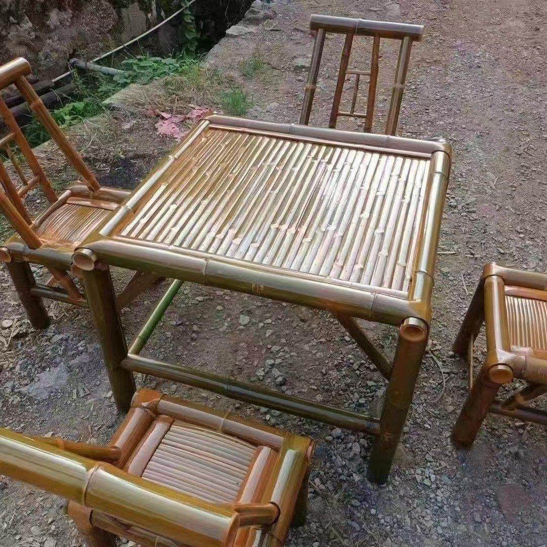 竹桌椅组合家用阳台休闲竹椅子靠背椅老式竹子小椅阳台休闲竹凳子,淘宝优惠券,粉丝福利购,淘宝优惠卷