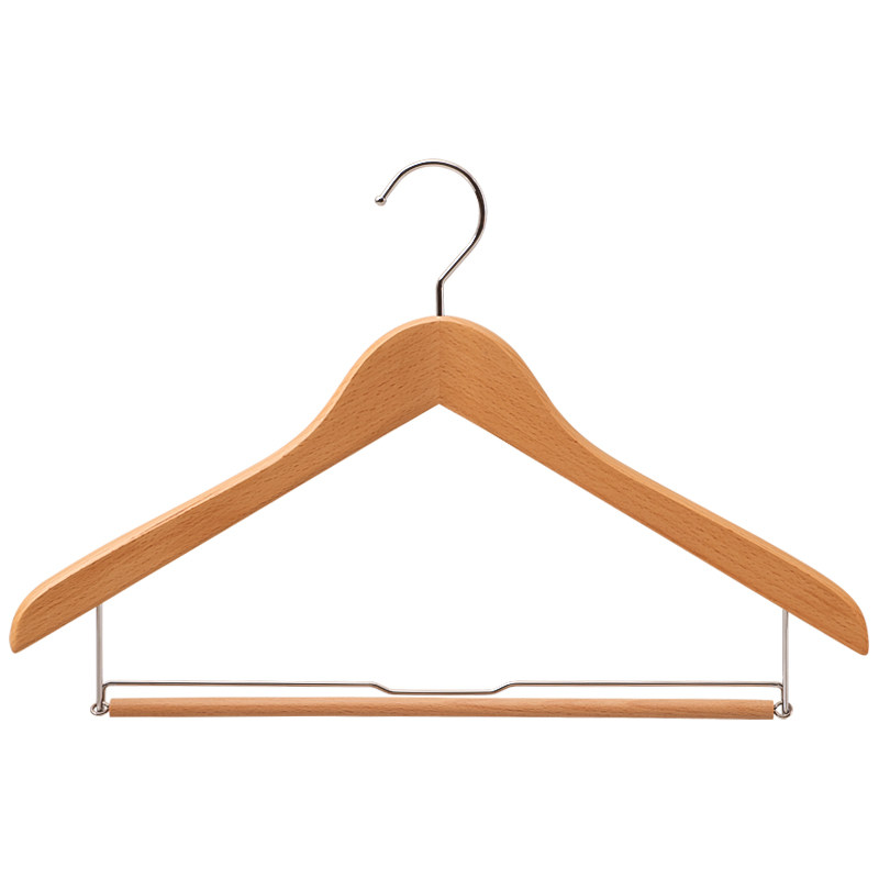 实木衣架家用挂衣别墅豪宅用衣柜高山榉木加厚带夹子木头裤架衣架,淘宝优惠券,粉丝福利购,淘宝优惠卷