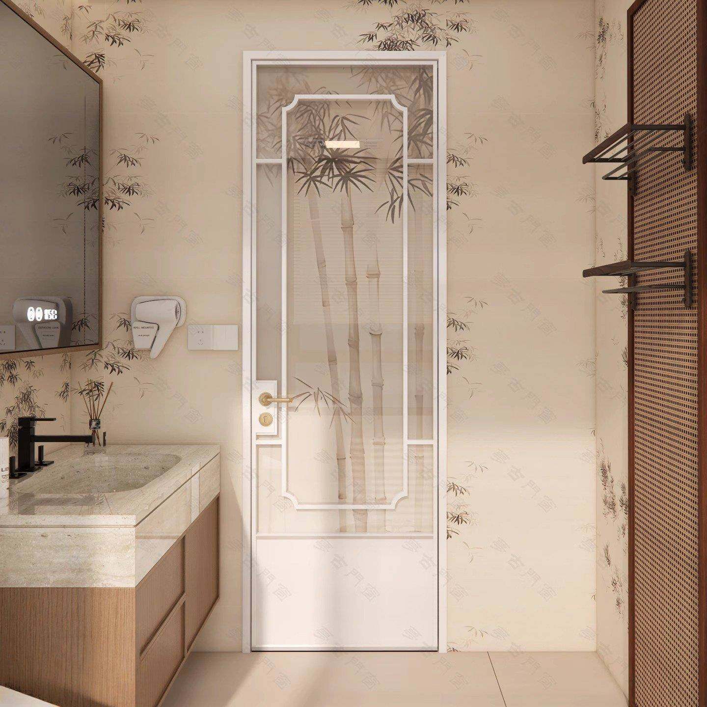 宋氏美学卫生间门厕所门厨房阳台客厅玻璃隔断门钛镁铝合金平开门,淘宝优惠券,粉丝福利购,淘宝优惠卷