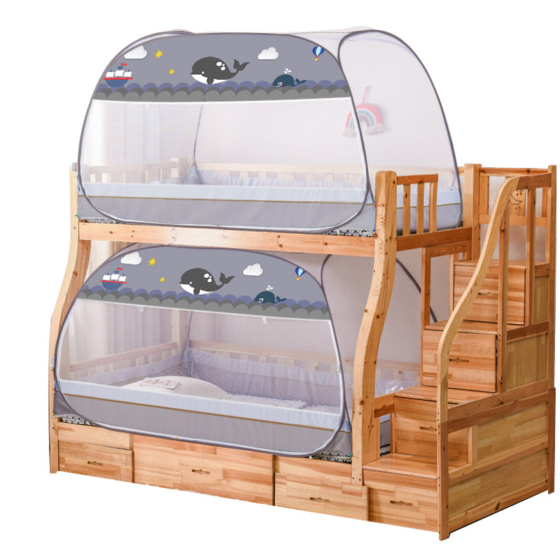 子母床蚊帐学生床宿舍0.9便携折叠免安装蒙古包1.2上下铺梯形1.5m,淘宝优惠券,粉丝福利购,淘宝优惠卷