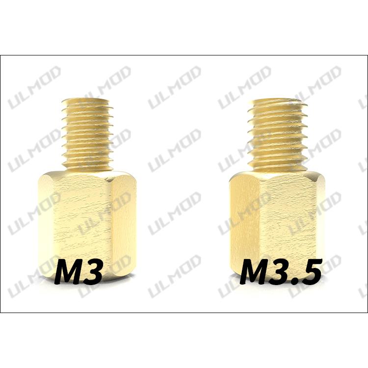 ULMOD 单头六角铜柱M3 6#32 6+4电脑主板六角隔离柱 机箱螺柱螺丝 - 图3