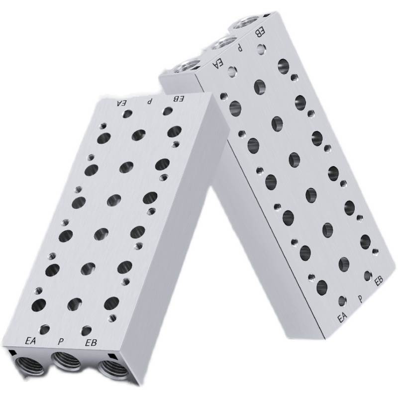 电磁阀SS5Y7汇流板SS5Y5-20气动元件电子阀底座SS5Y3-20-2/4/5/7 - 图3