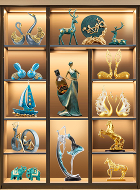 乔迁新居礼品电视酒柜装饰品装摆件创意客厅家居餐柜桌面