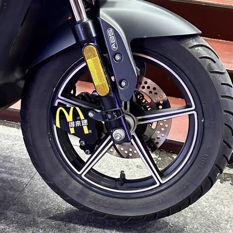 极核电动车AE2/AE4/AE4i/AE5Ci/AE6 亚克力装饰牌贴纸个性车尾配 - 图0