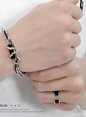 FDK王鹤棣g同款戒指可调节设计男女百搭小众情侣一对戒高级设计感