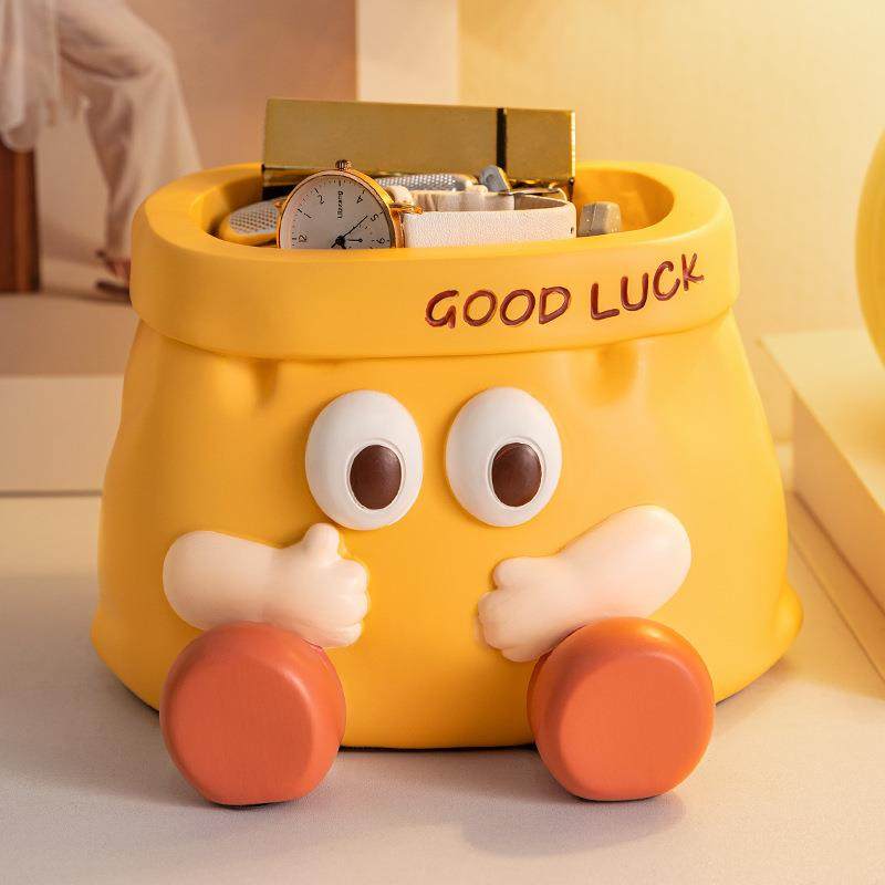 趣味卡通可爱纸袋钥匙收纳玄关摆件客厅家居装饰用品乔迁新居礼物,淘宝优惠券,粉丝福利购,淘宝优惠卷