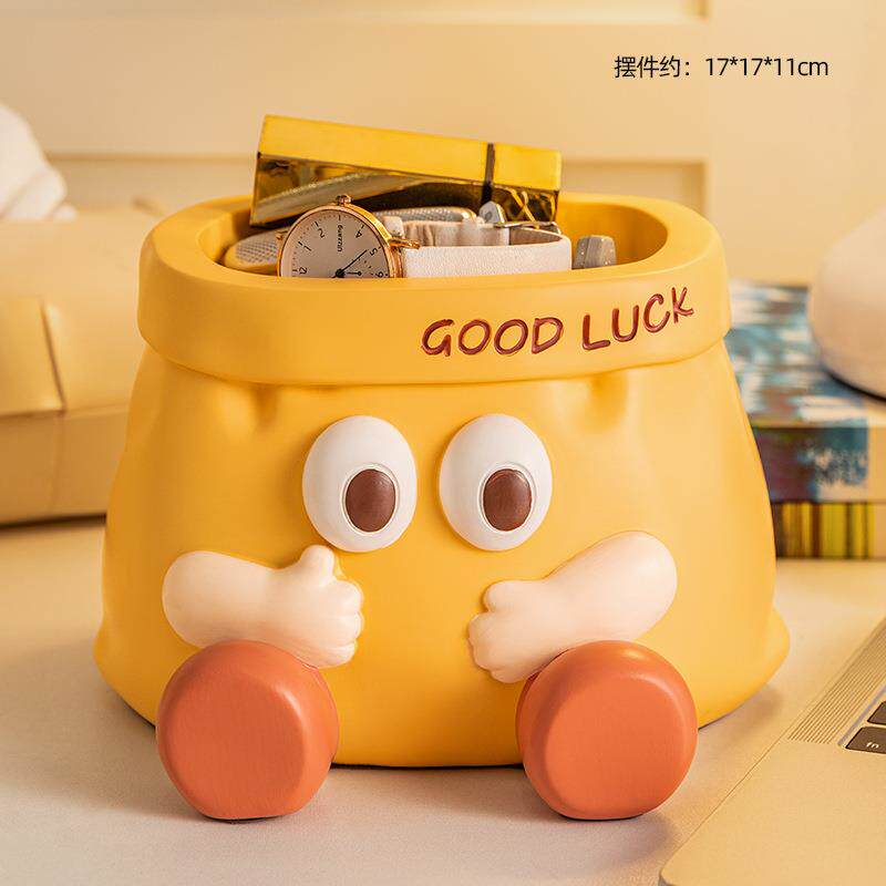 趣味卡通可爱纸袋钥匙收纳玄关摆件客厅家居装饰用品乔迁新居礼物,淘宝优惠券,粉丝福利购,淘宝优惠卷