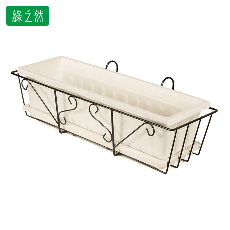 长方形塑料花盆阳台室内多肉绿萝植物花槽种菜盆大号架子栏杆悬挂,淘宝优惠券,粉丝福利购,淘宝优惠卷