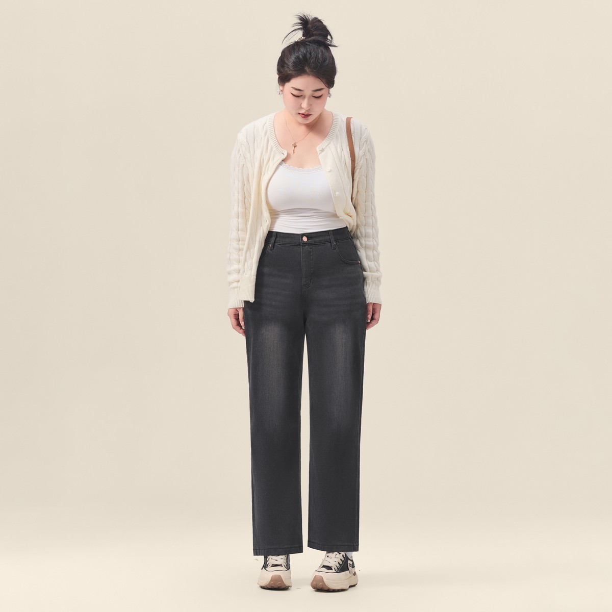 迅町2025秋冬季微胖大码梨型遮肉显瘦穿搭弹力牛仔裤女早秋女裤子,淘宝优惠券,粉丝福利购,淘宝优惠卷