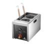 Commercial desktop double-head noodle cooker electric heating noodle cooking machine spicy hotpot maocai dumpling soup noodle stove manufacturer