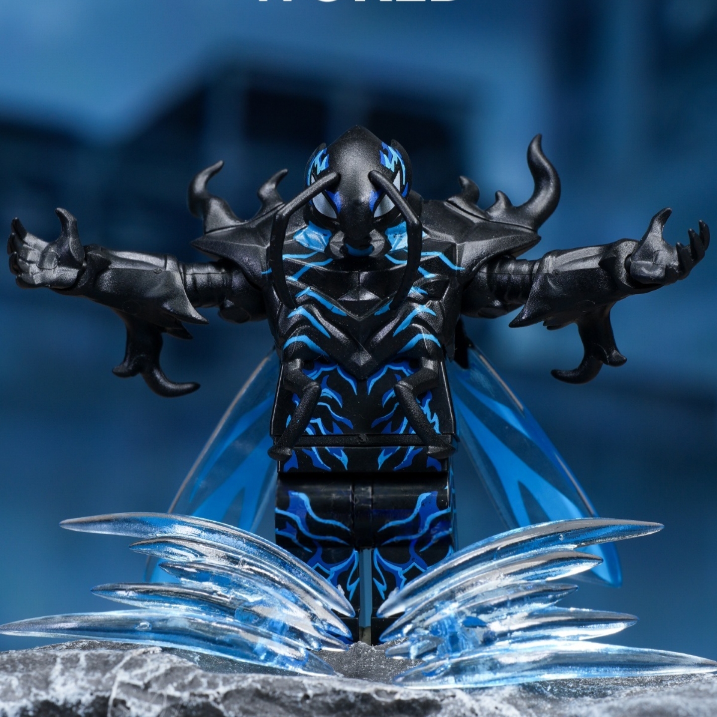 我独自升级周边程肖宇暗影君王贝尔乐高人仔动漫积木玩具手办模型 - 图3