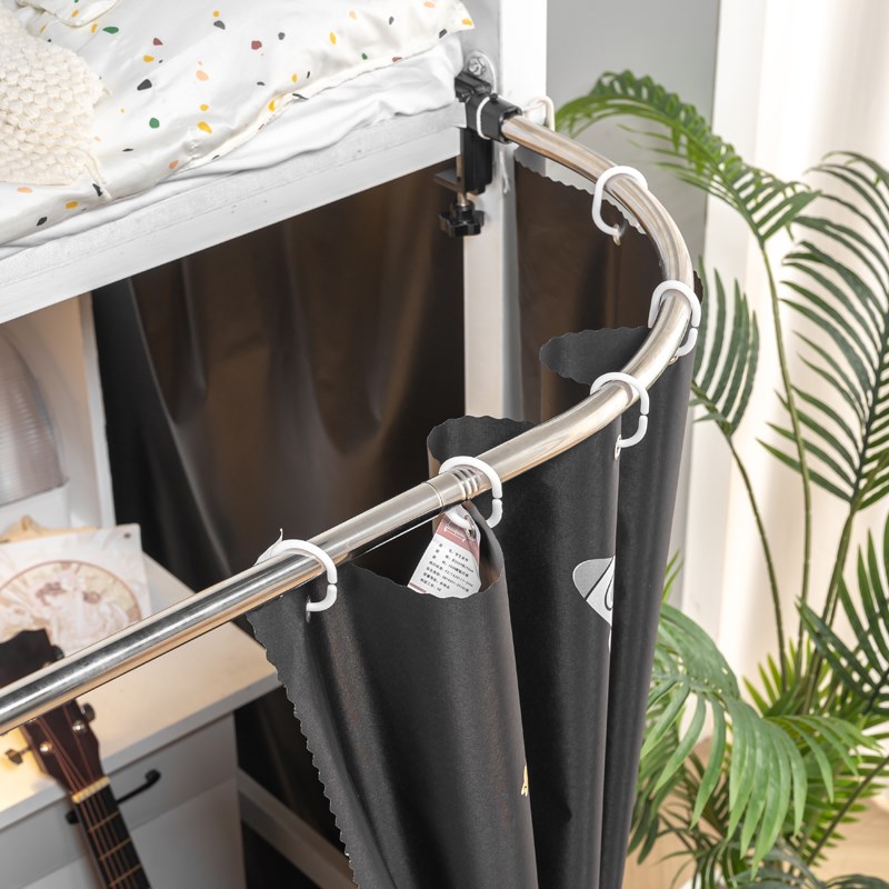 U型桌帘外扩空间遮光帘床下遮挡帘学生宿舍上床下桌帘子下铺床帘 - 图2