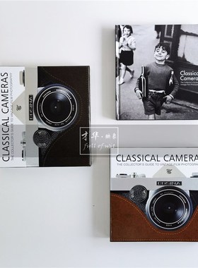 复古相机系列摄影主题真书样板间书房会所中式侘寂风英文装饰摆件