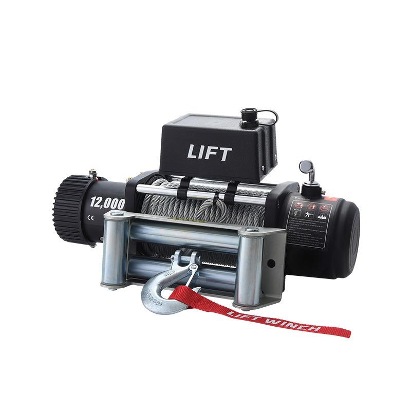 厂家汽车绞盘12v24v绞盘越野车自救电牵引器拖车车载 - 图3