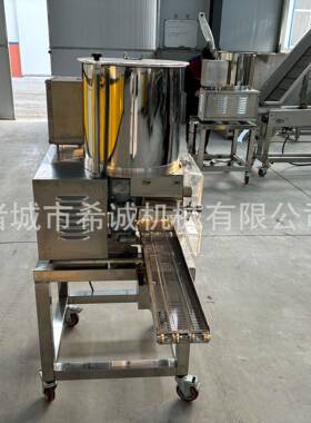 商用肉饼成型机 连续式鲜虾饼挤压肉饼机 汉堡肉饼成型设备