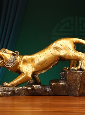 黄铜摆件《十二生肖》桌面客厅办公桌鼠牛虎兔龙蛇马羊猴鸡狗猪