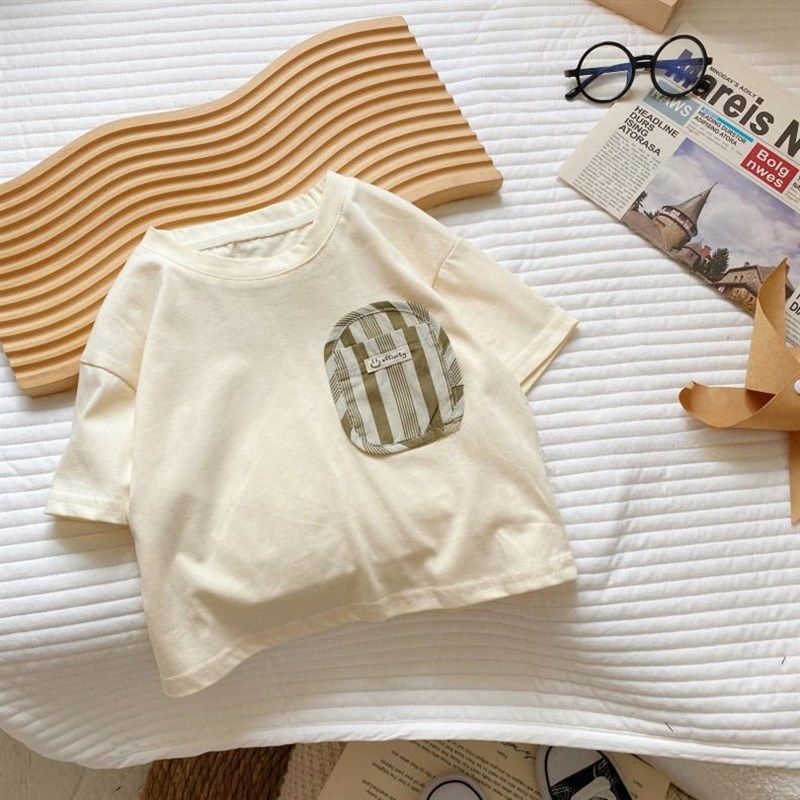 男童纯棉短袖套装夏季新款薄款宝宝洋气T恤中小童七分裤两件套,淘宝优惠券,粉丝福利购,淘宝优惠卷