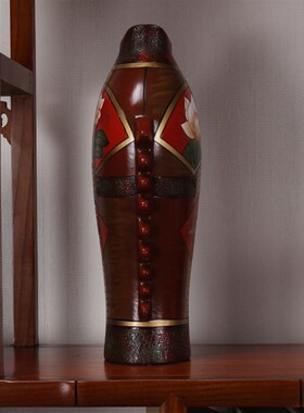 中式创意客厅家居玄关博古架饰品酒柜陶瓷摆设陶艺摆件手工工艺品