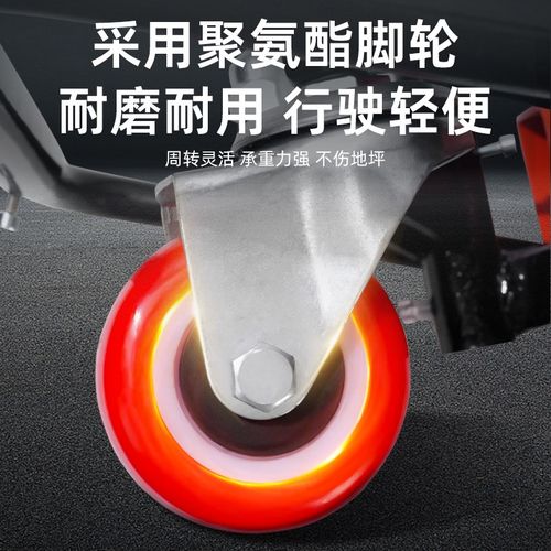 沪工周转箱搬运车塑料筐工具车手动筐小推车蔬菜水产筐专用车叉车 - 图0