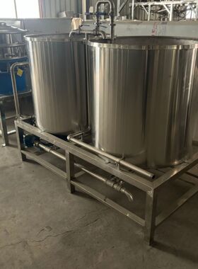 组合式煮浆过滤设备煮几百斤豆浆的设备 不锈钢材质的煮浆桶