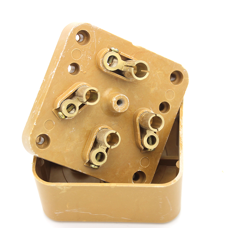 梅峰华峰 三相四线孔芯眼玻璃钢公母玻璃钢工业插座 - 图1