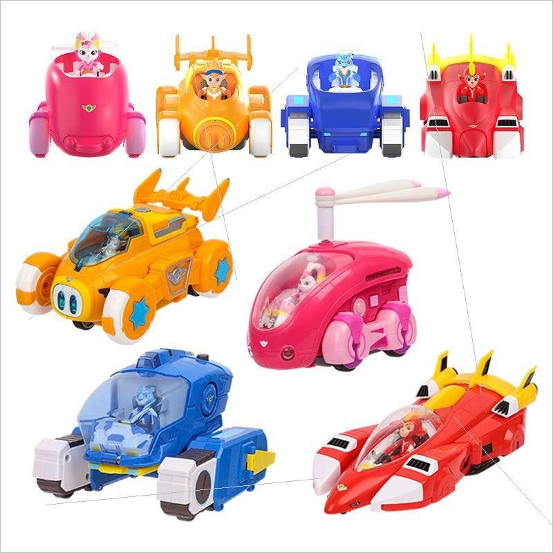 宇宙护卫队新款变形机车风暴闪电流星飞机弹射器人玩偶儿童男,淘宝优惠券,粉丝福利购,淘宝优惠卷