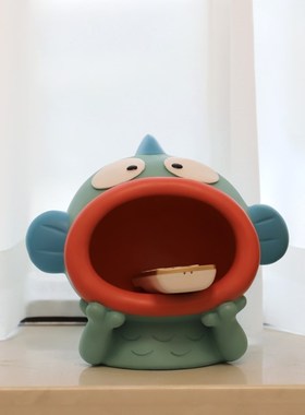 丑鱼汉顿钥匙收纳玄关摆件乔迁搬家礼物新居入户客厅装饰品进门口