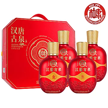 3提12瓶！白水杜康·金玉满堂52度白酒礼盒[1030元优惠券]-寻折猪